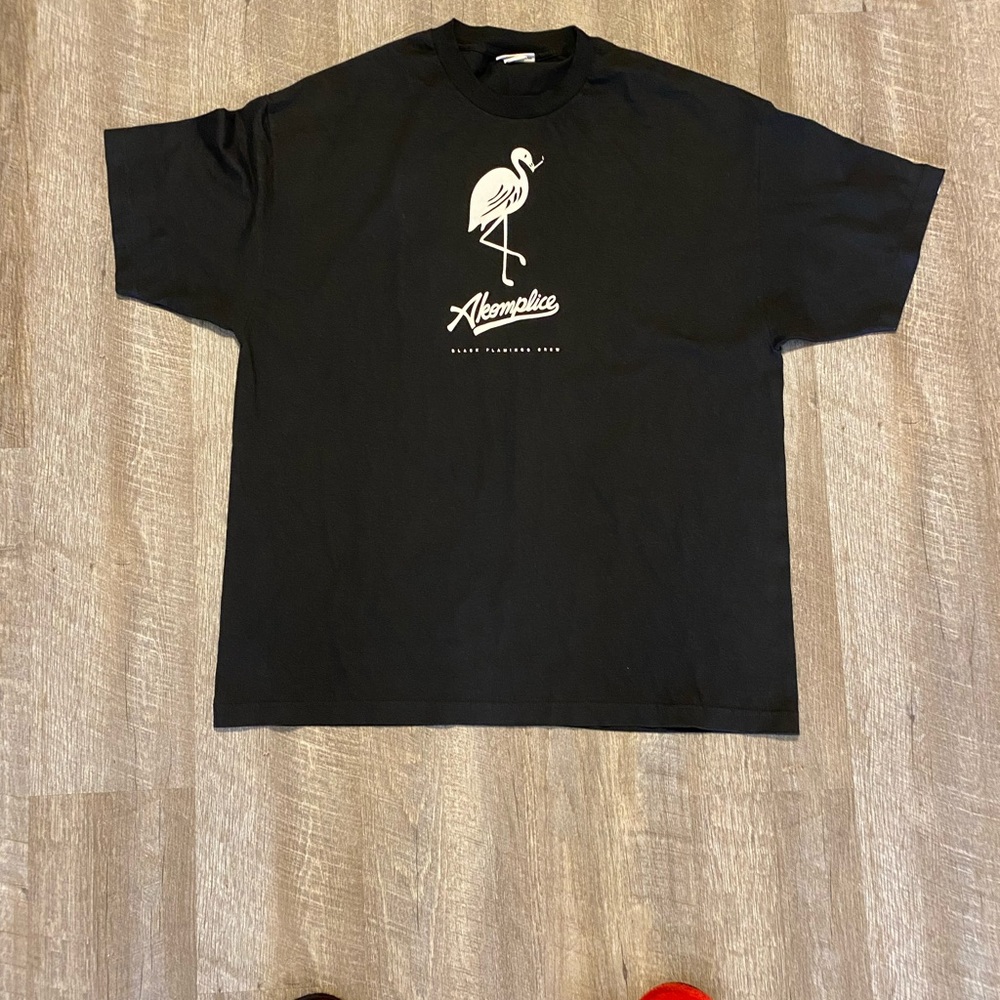 Preown Boxy tee 2xl Akomplice flamingo tee - Picture 3 of 3